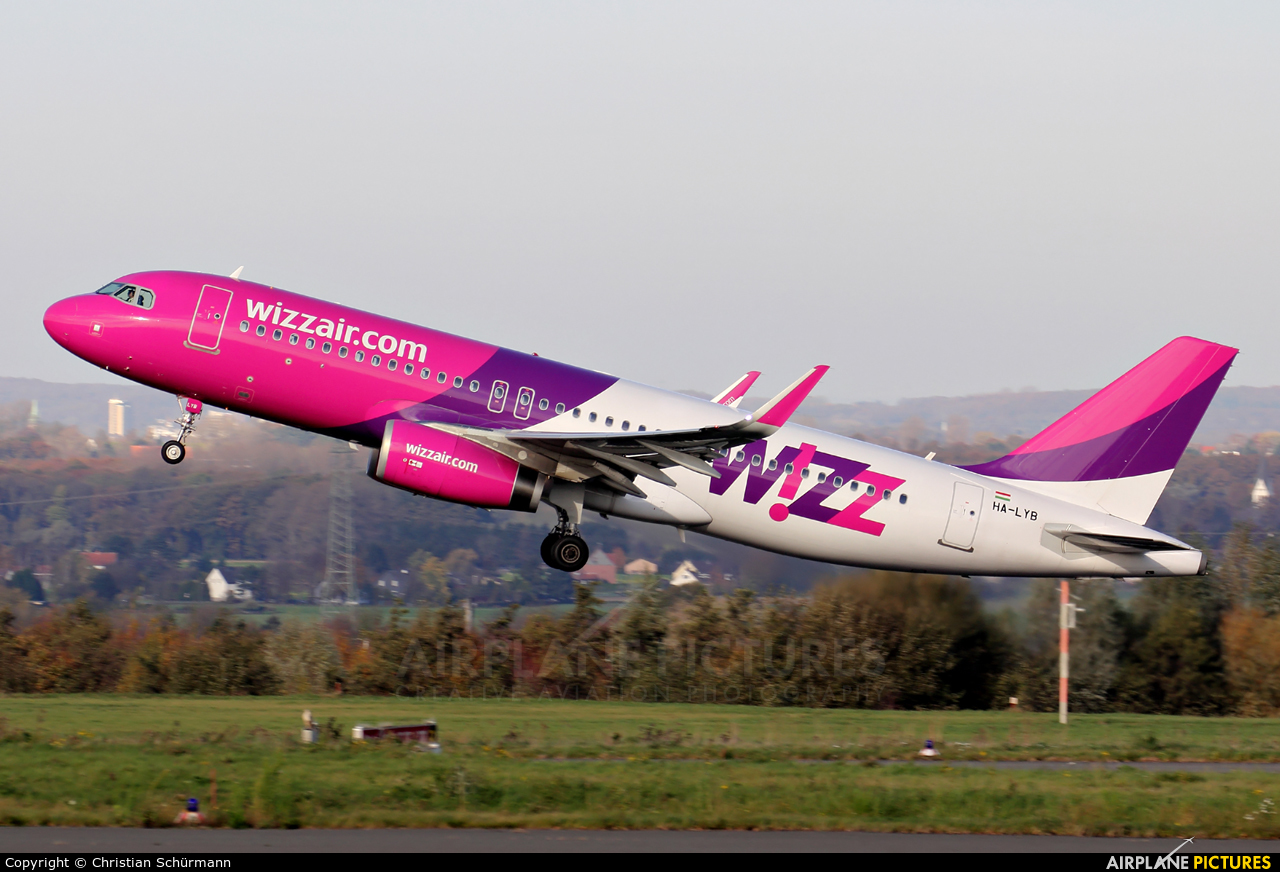 Wizz Air HA-LYB aircraft at Dortmund - Wickede