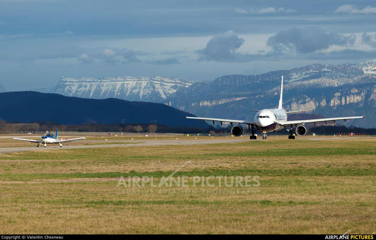Monarch Airlines G-OJMR aircraft at Grenoble - Saint-Geoirs