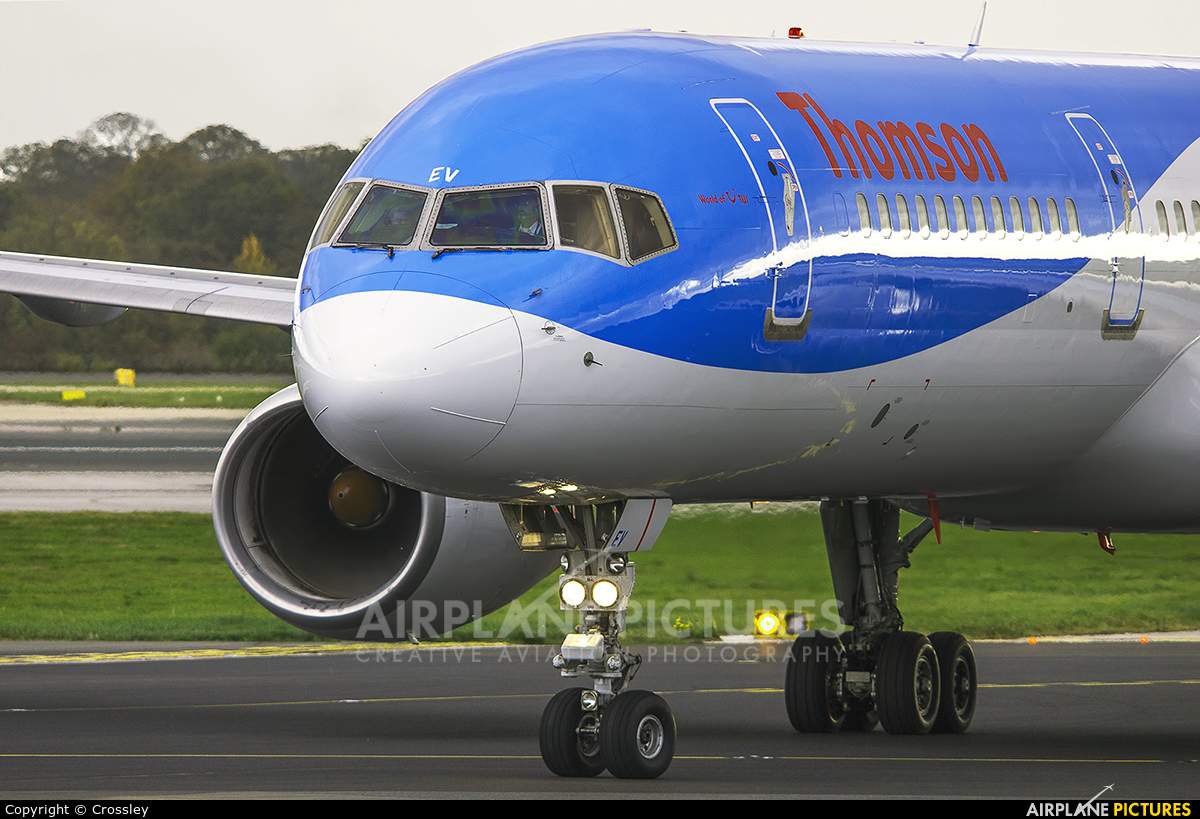 Thomson/Thomsonfly G-CPEV aircraft at Manchester