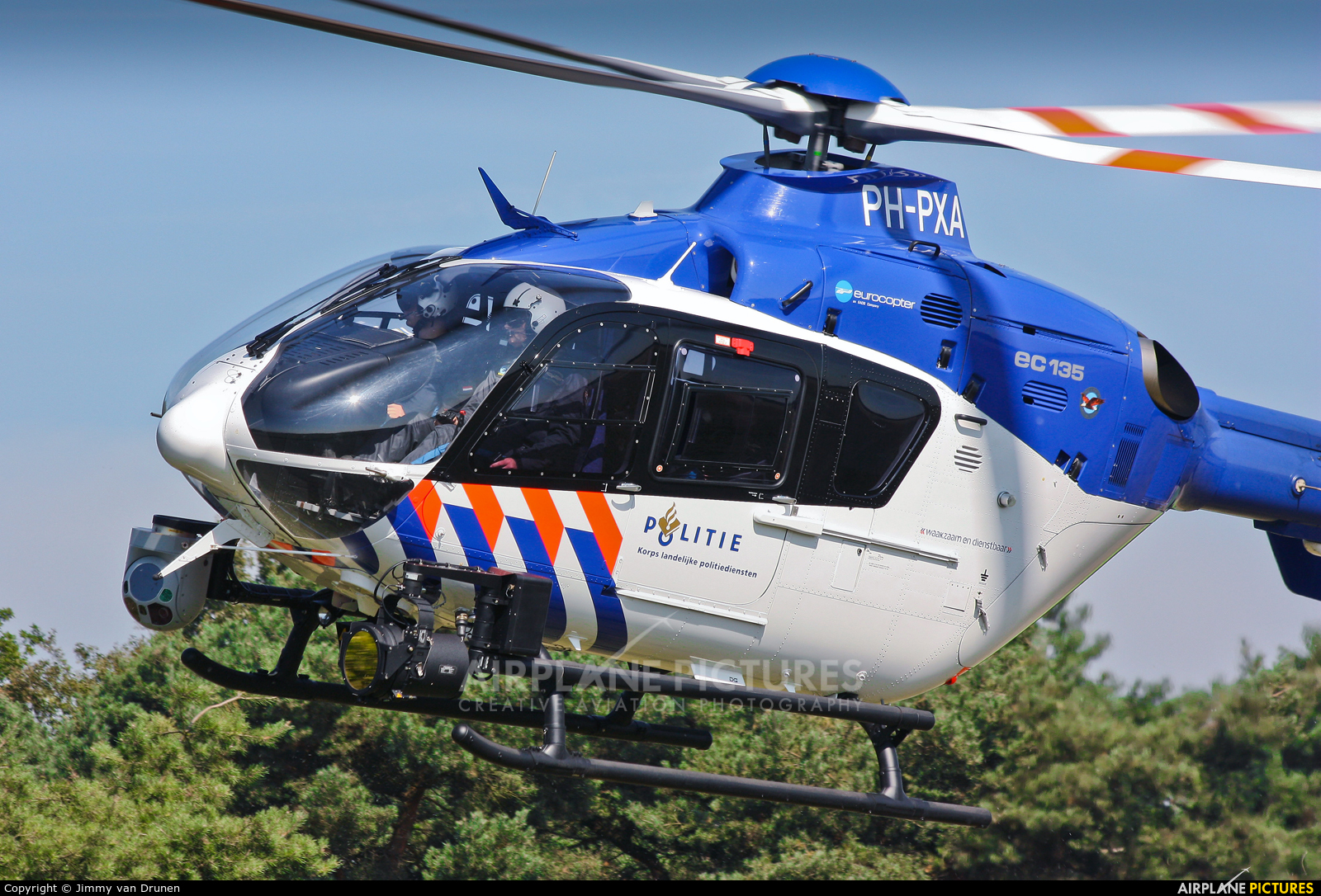 Netherlands - Police PH-PXA aircraft at Gilze-Rijen