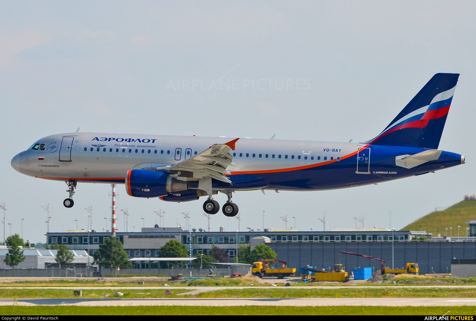 Aeroflot VQ-BAY aircraft at Munich