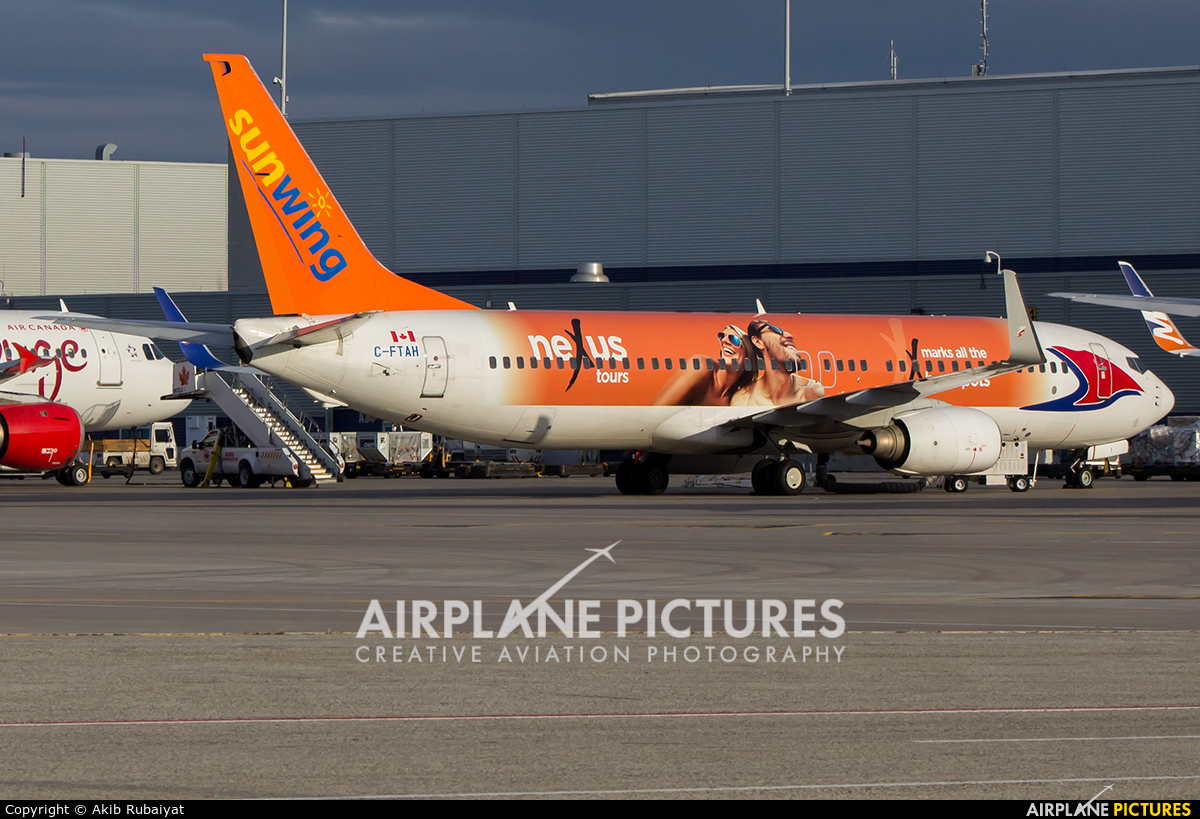 Sunwing Airlines C-FTAH aircraft at Toronto - Pearson Intl, ON