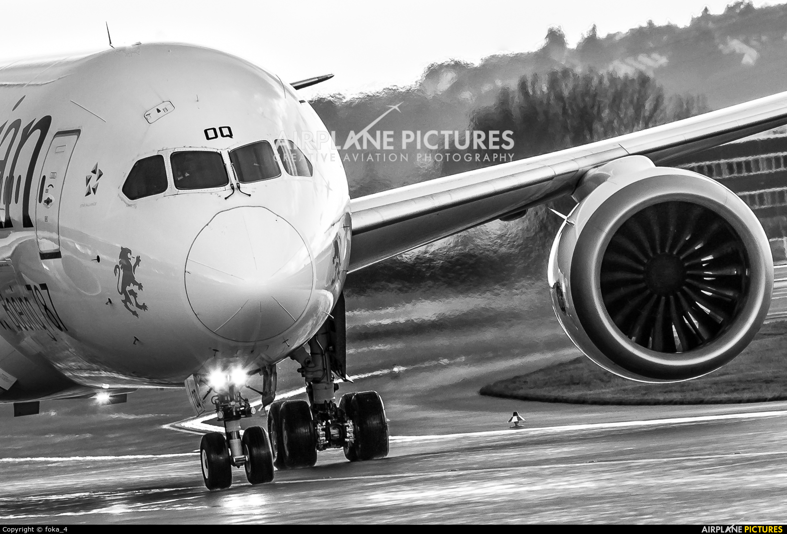 Ethiopian Airlines ET-AOQ aircraft at Frankfurt