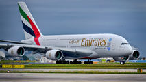 A6-EEZ - Emirates Airlines Airbus A380 aircraft