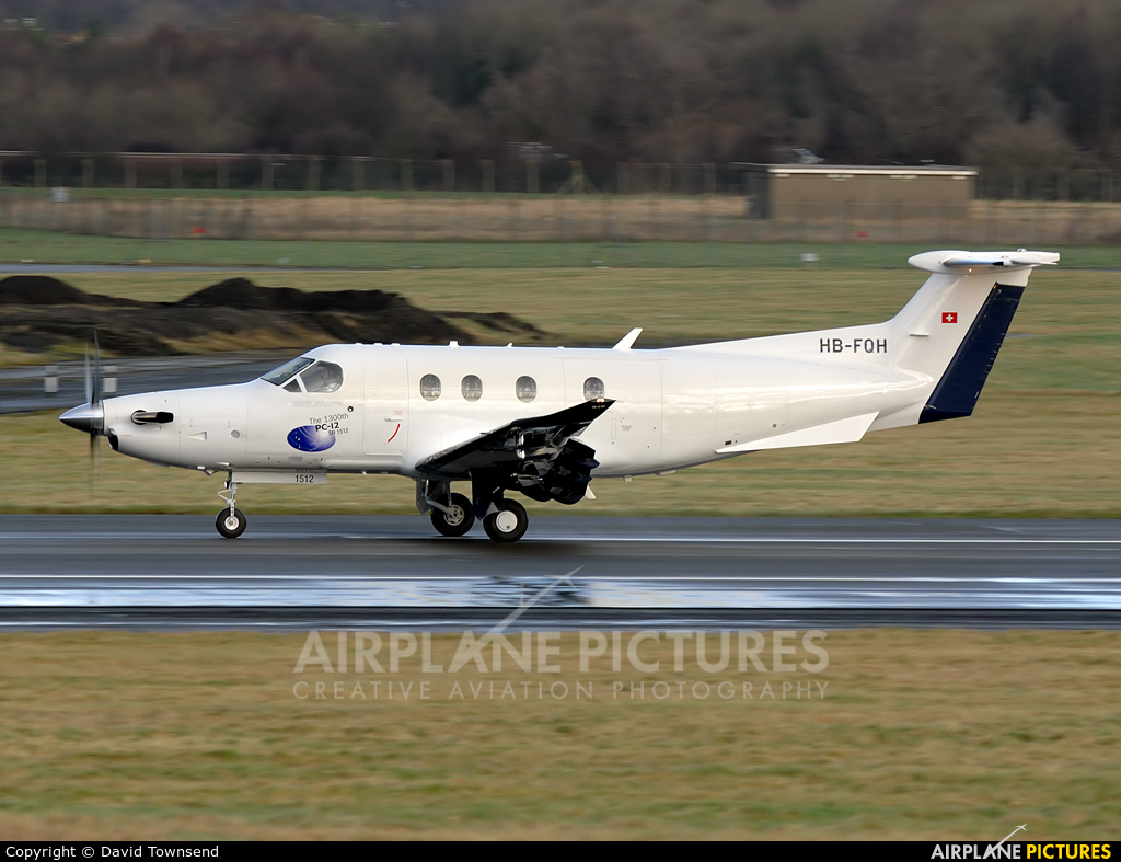 Private HB-FQH aircraft at Prestwick