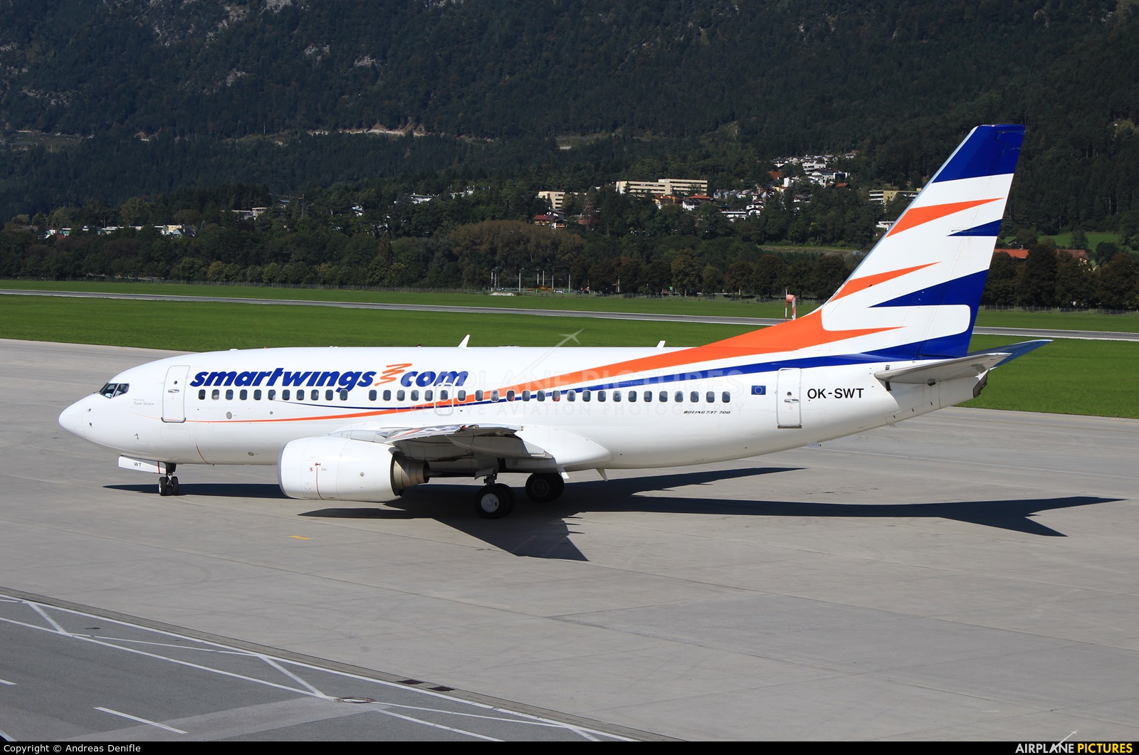 SmartWings OK-SWT aircraft at Innsbruck