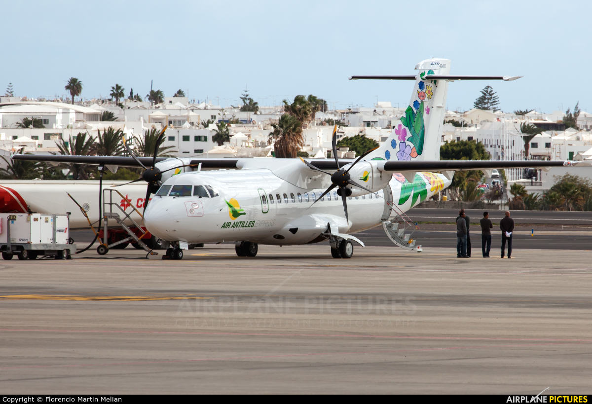 Air Antilles Express F-OIXO aircraft at Lanzarote - Arrecife