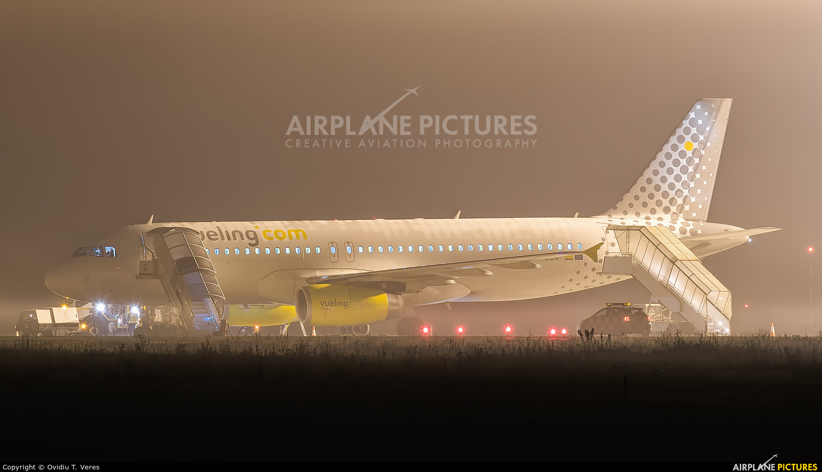 Vueling Airlines EC-LUN aircraft at Cluj Napoca - Someseni