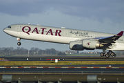 A7-AGA - Qatar Airways Airbus A340-600 aircraft