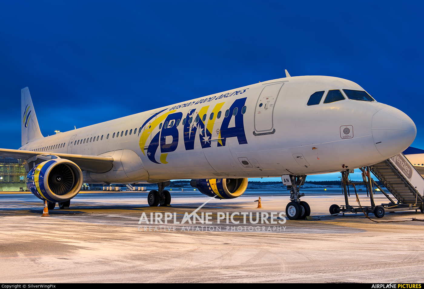 BWA Bosnian Wand Airlines F-GYAN aircraft at Stockholm - Arlanda