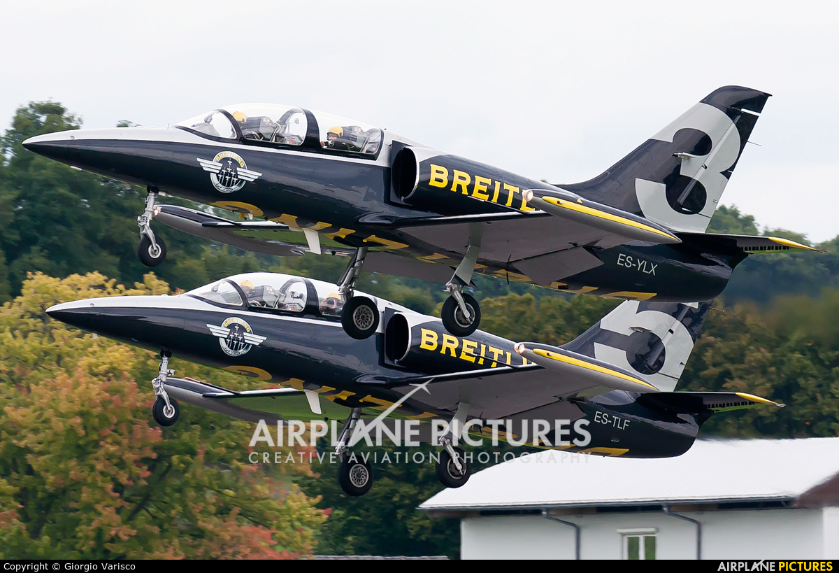 Breitling Jet Team ES-YLX aircraft at Payerne