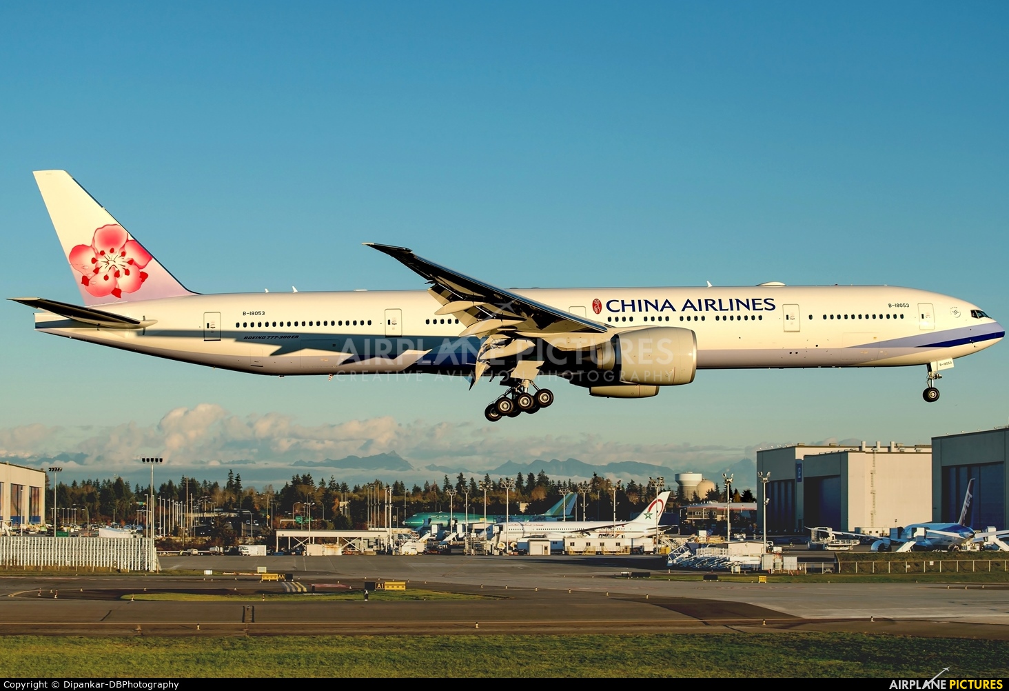 China Airlines B-18053 aircraft at Everett - Snohomish County / Paine Field