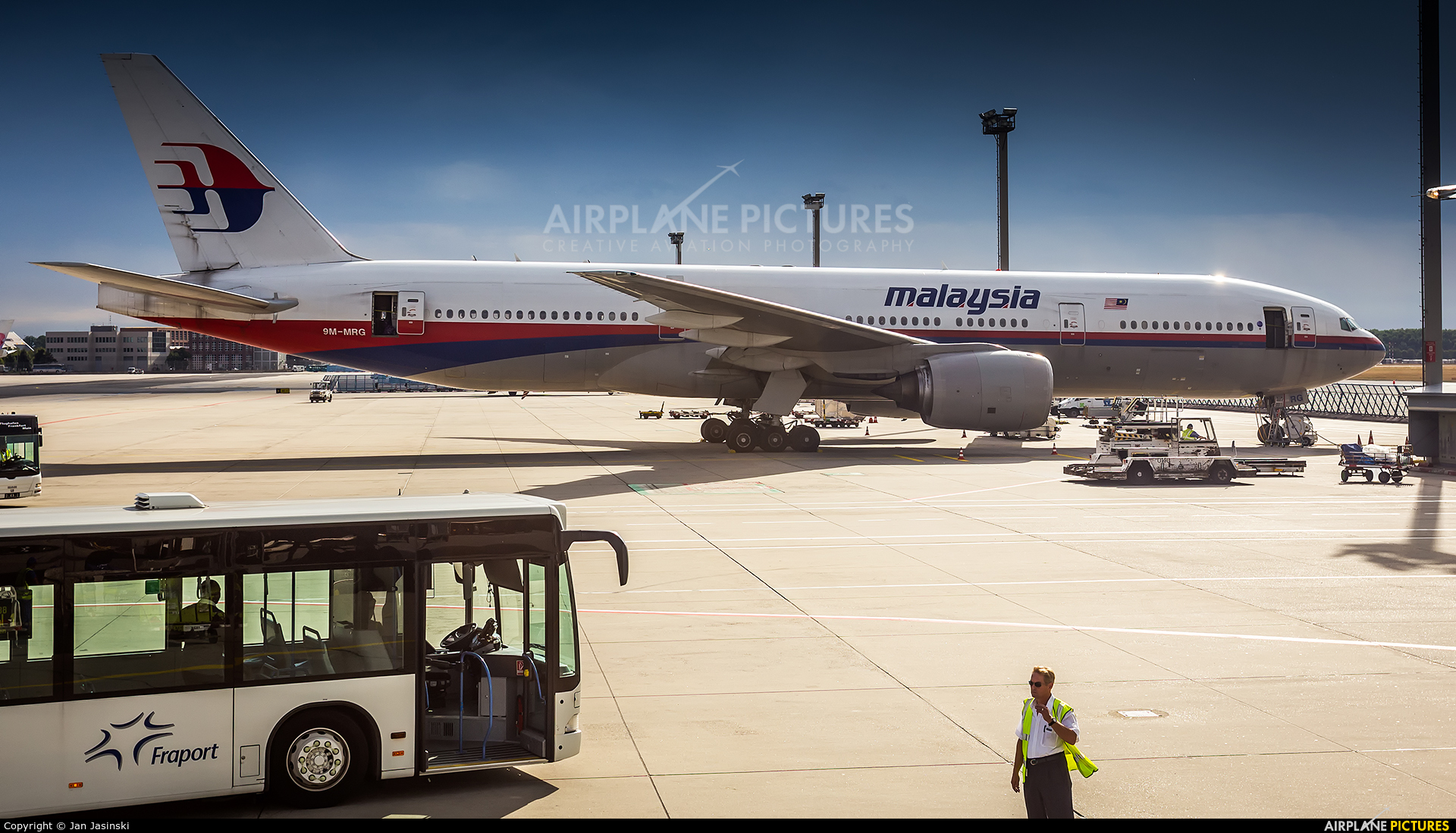 Malaysia Airlines 9M-MRG aircraft at Frankfurt