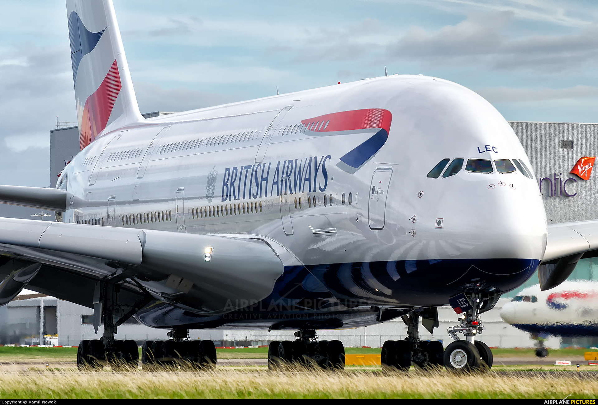 British Airways G-XLEC aircraft at London - Heathrow