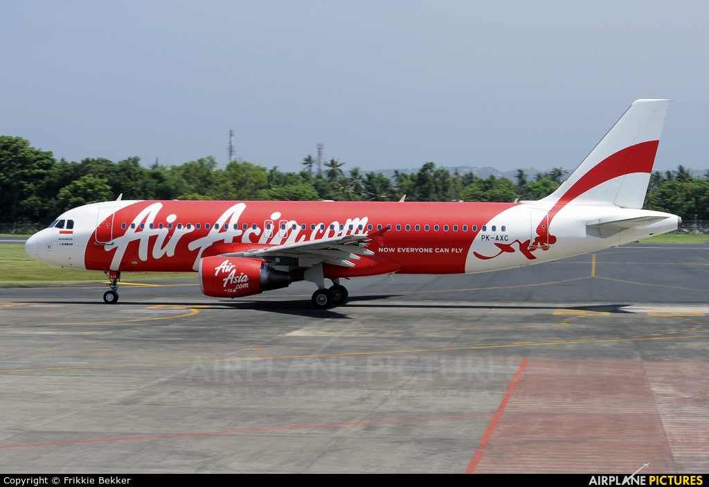 AirAsia (Indonesia) PK-AXC aircraft at Denpasar- Ngurah Rai Intl