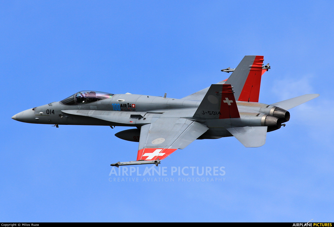 Switzerland - Air Force J-5014 aircraft at Ambri