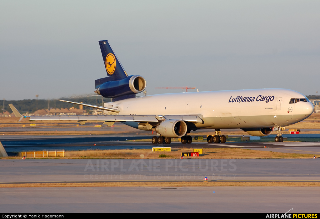 Lufthansa Cargo D-ALCK aircraft at Frankfurt