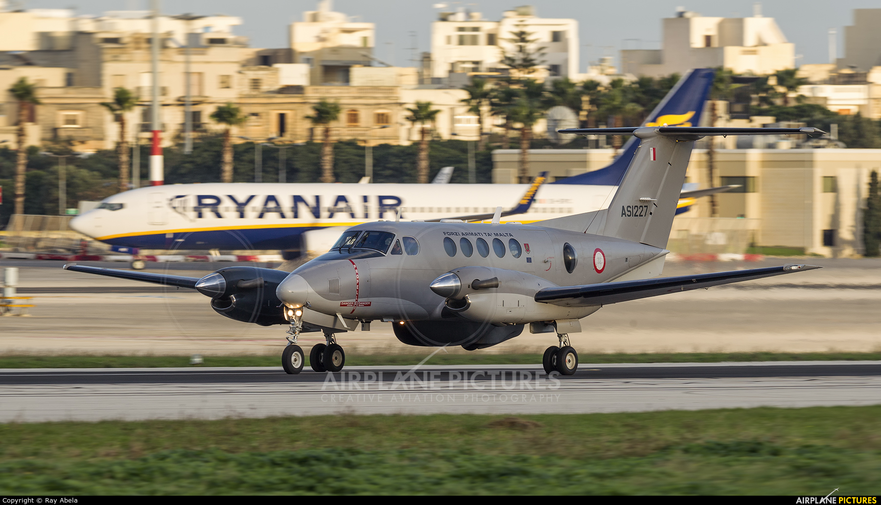 Malta - Armed Forces AS1227 aircraft at Malta Intl