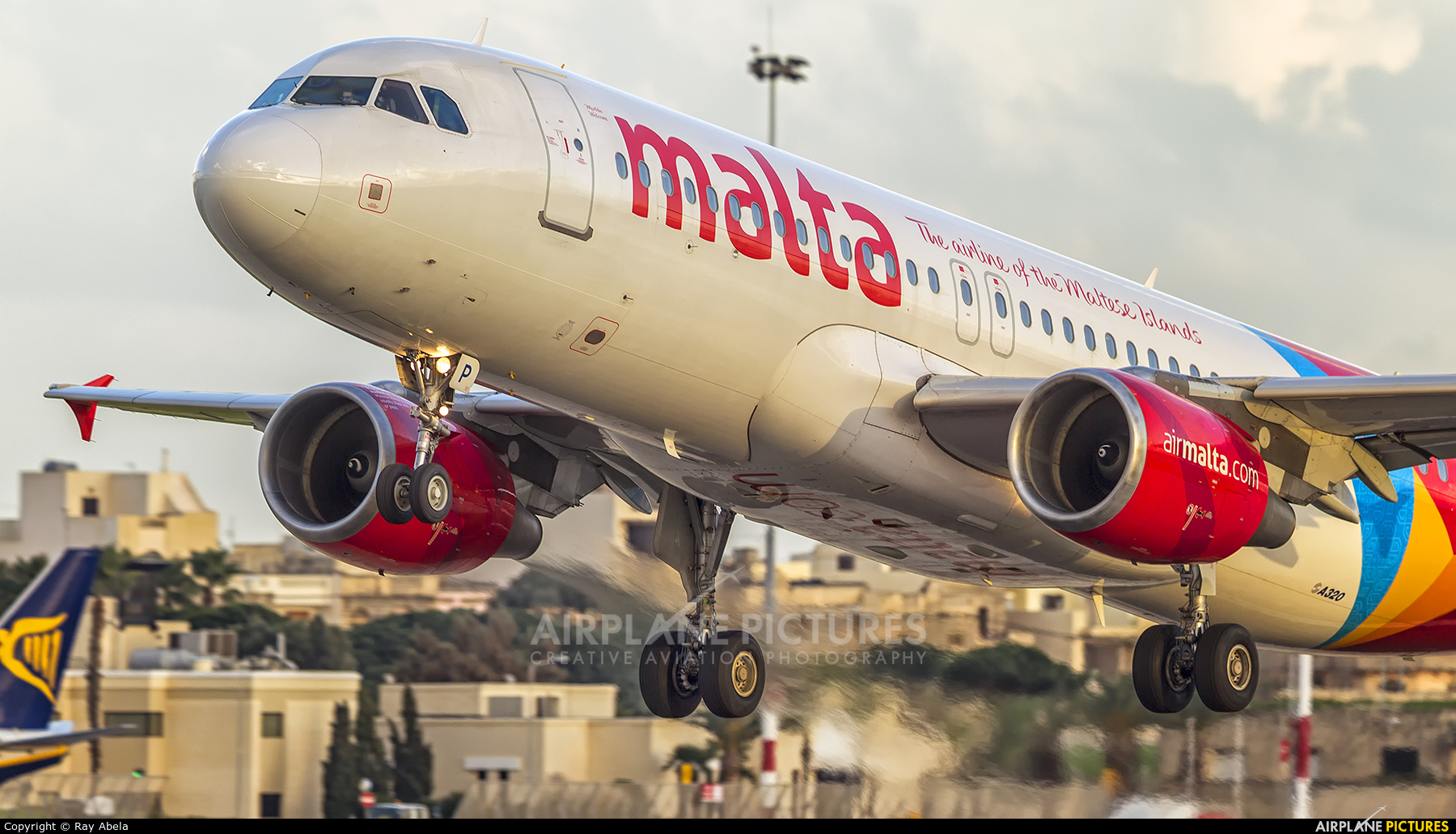 Air Malta 9H-AEP aircraft at Malta Intl