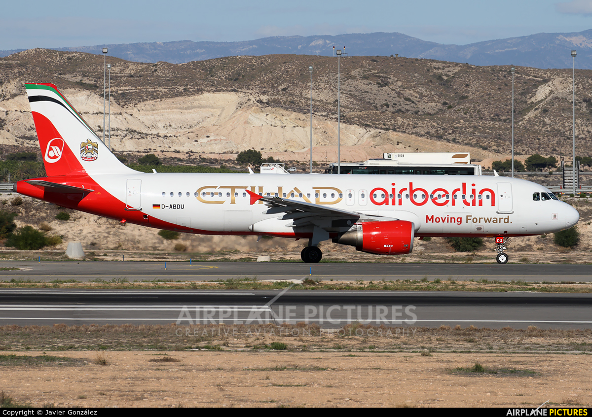 Air Berlin D-ABDU aircraft at Alicante - El Altet