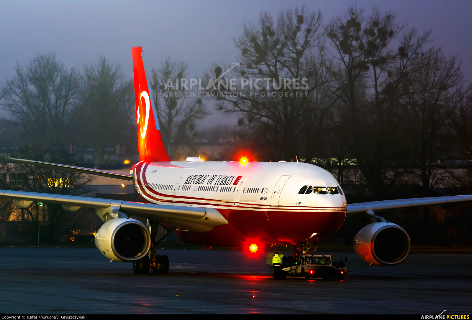 Turkey - Government TC-TUR aircraft at Warsaw - Frederic Chopin