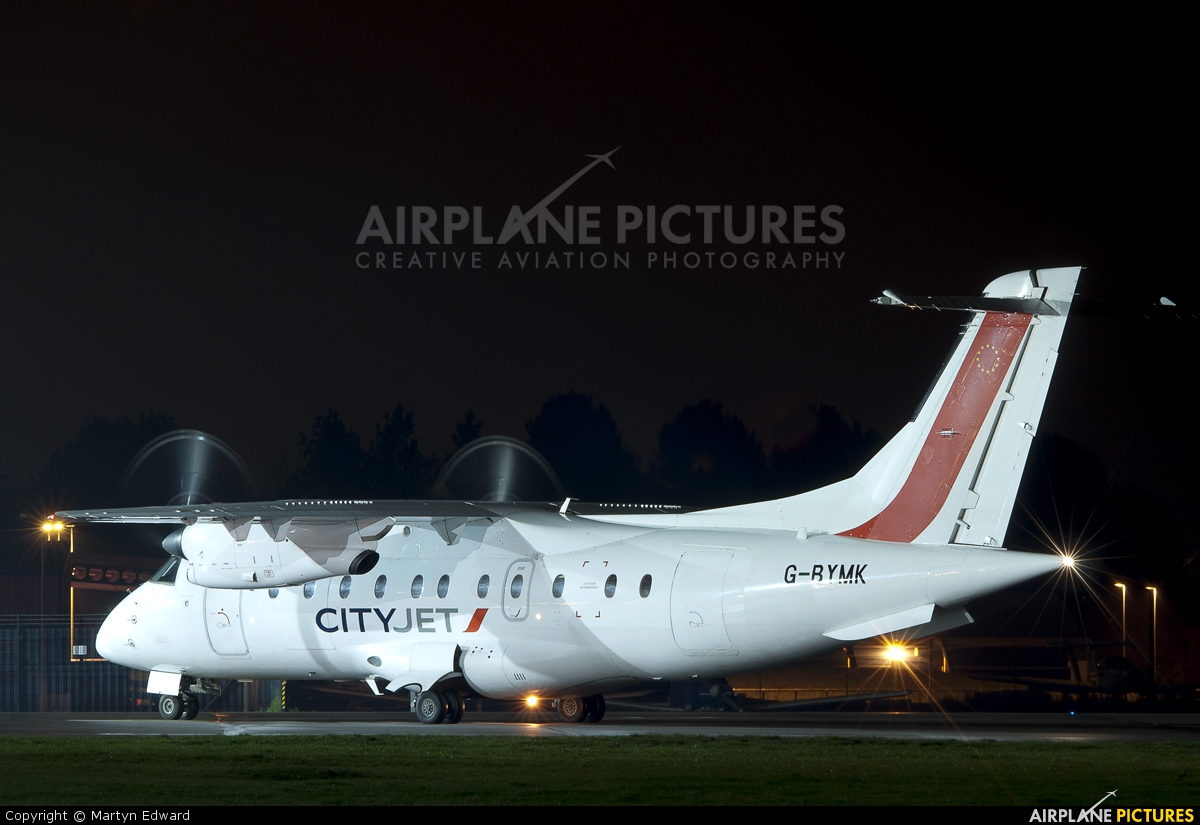 CityJet G-BYMK aircraft at Dundee