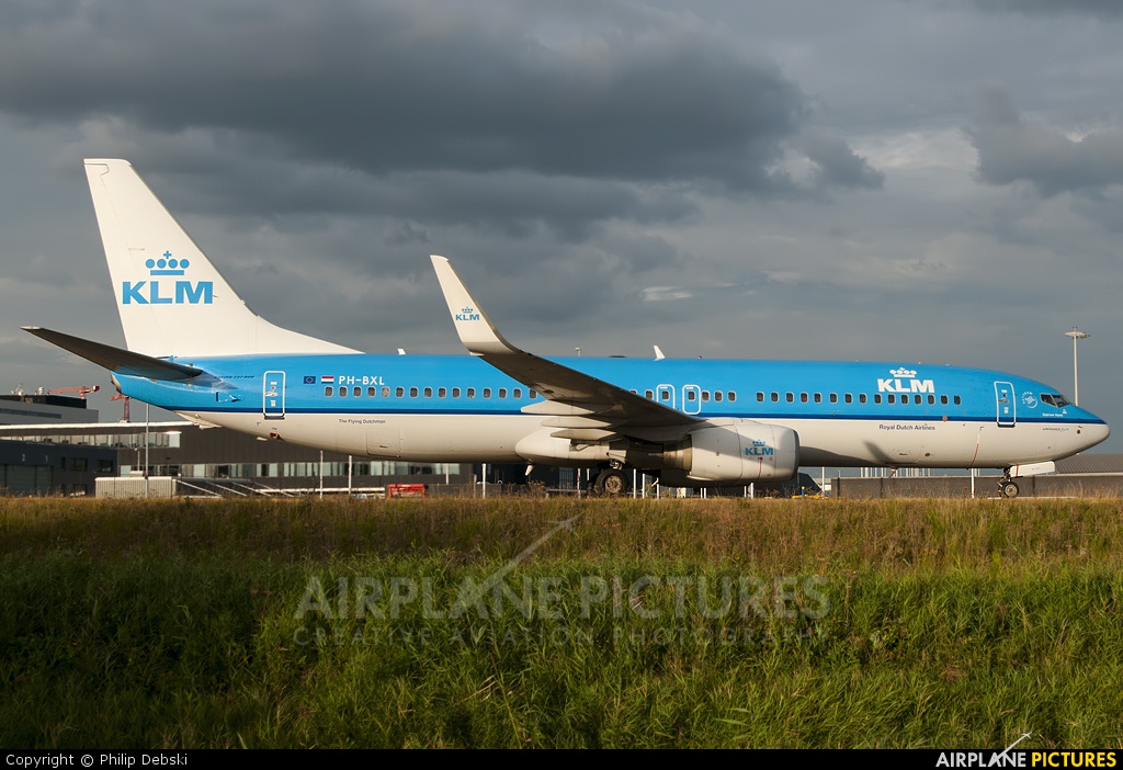 KLM PH-BXL aircraft at Amsterdam - Schiphol