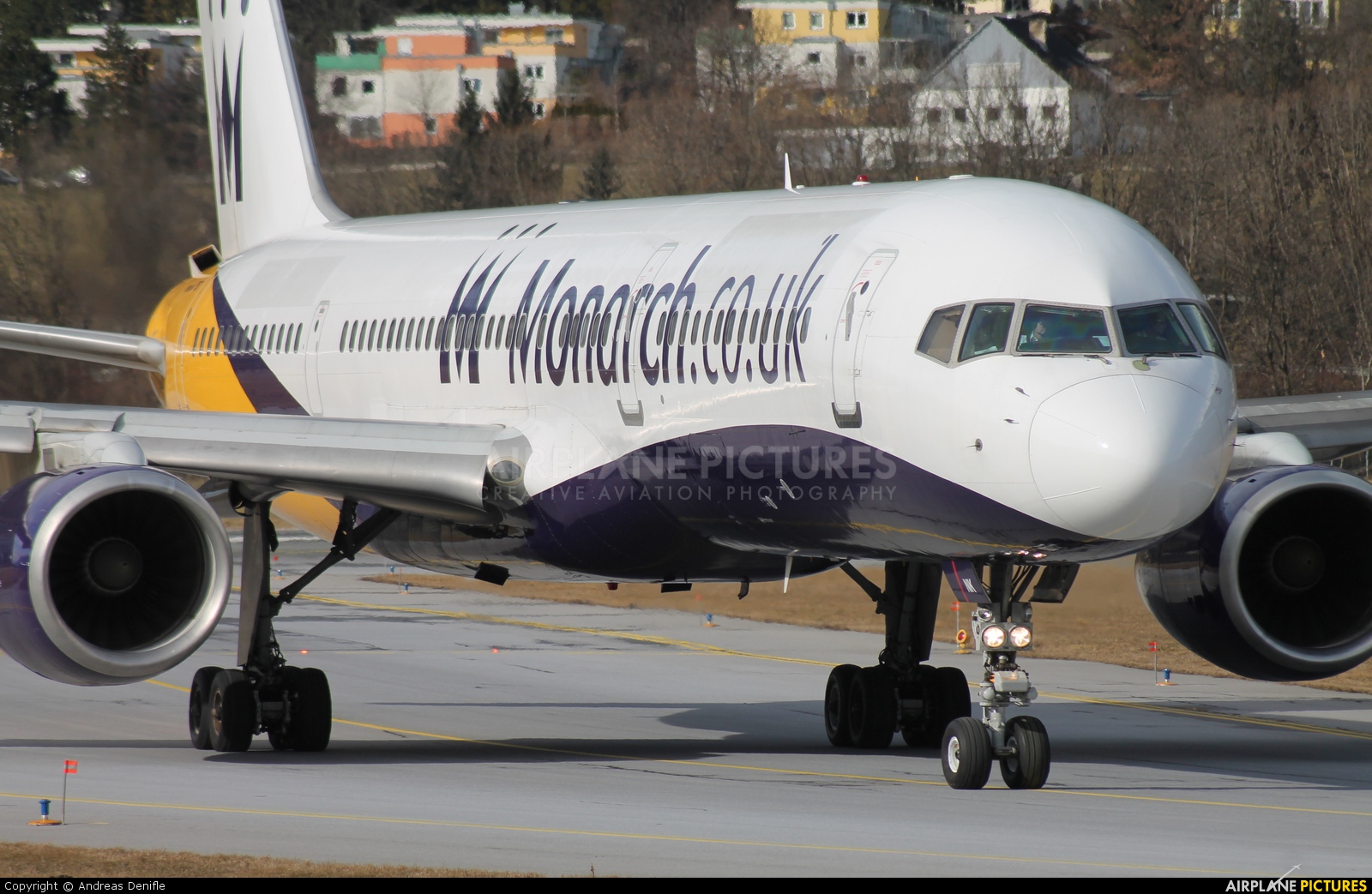 Monarch Airlines G-MONK aircraft at Innsbruck