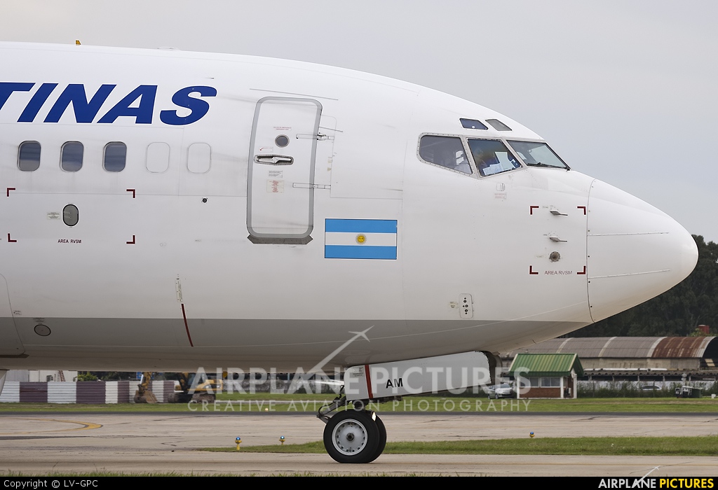 Aerolineas Argentinas LV-CAM aircraft at Buenos Aires - Jorge Newbery