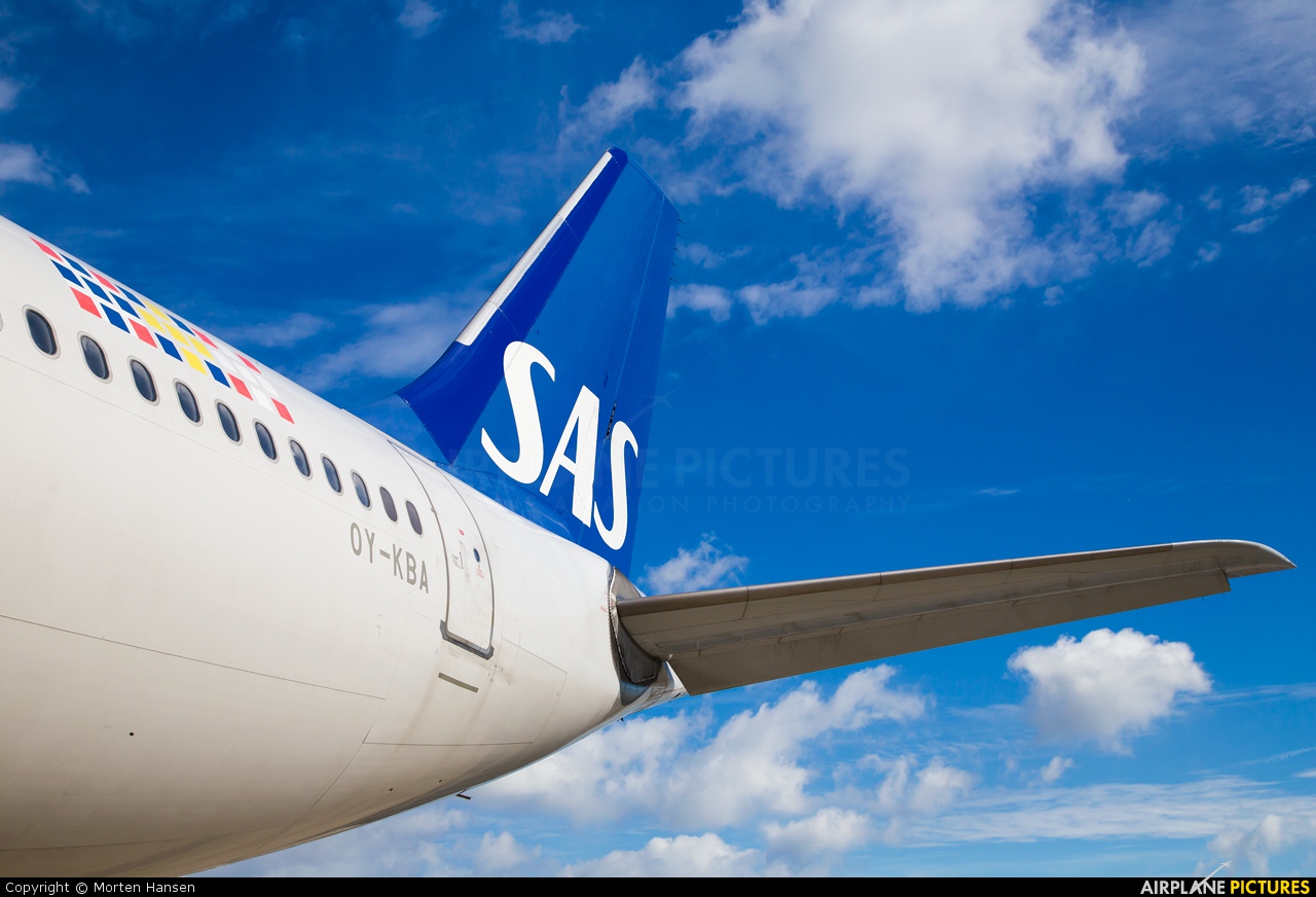 SAS - Scandinavian Airlines OY-KBA aircraft at Copenhagen Kastrup