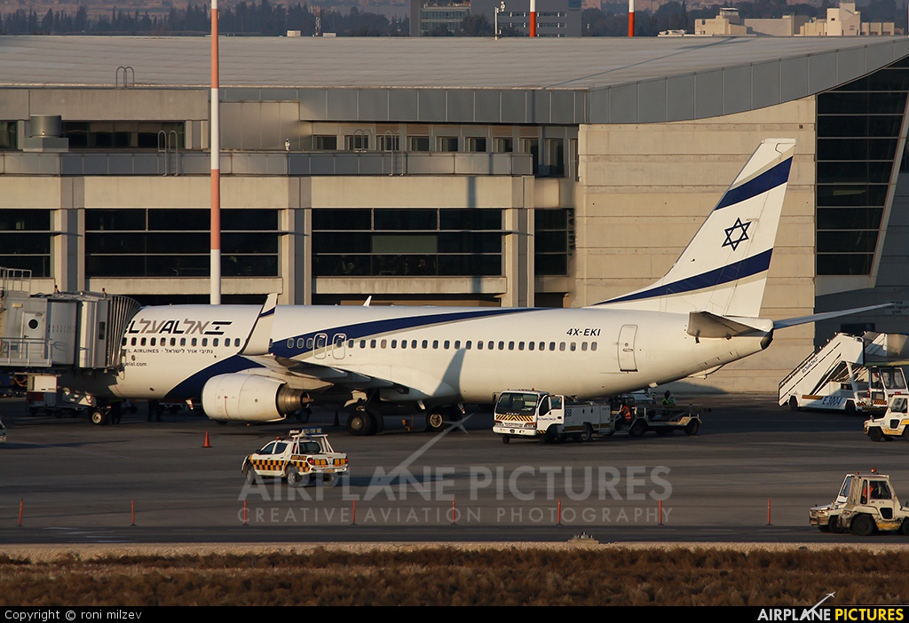 El Al Israel Airlines 4X-EKI aircraft at Tel Aviv - Ben Gurion