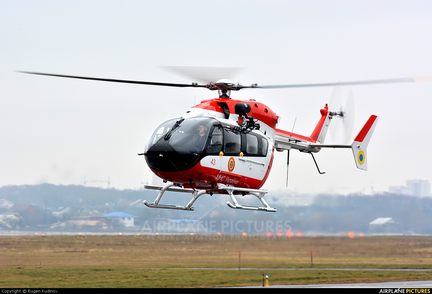 Ukraine - Ministry of Emergency Situations 43 RED aircraft at Kyiv - Zhulyany