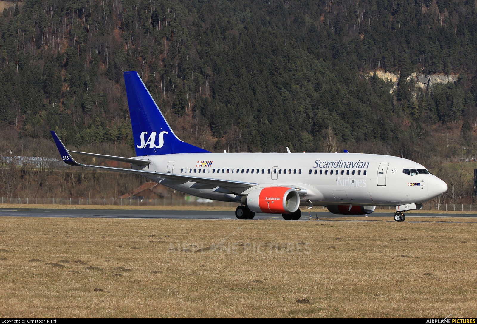 SAS - Scandinavian Airlines SE-REU aircraft at Innsbruck