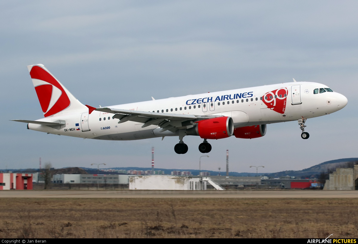 CSA - Czech Airlines OK-MEH aircraft at Brno - Tuřany