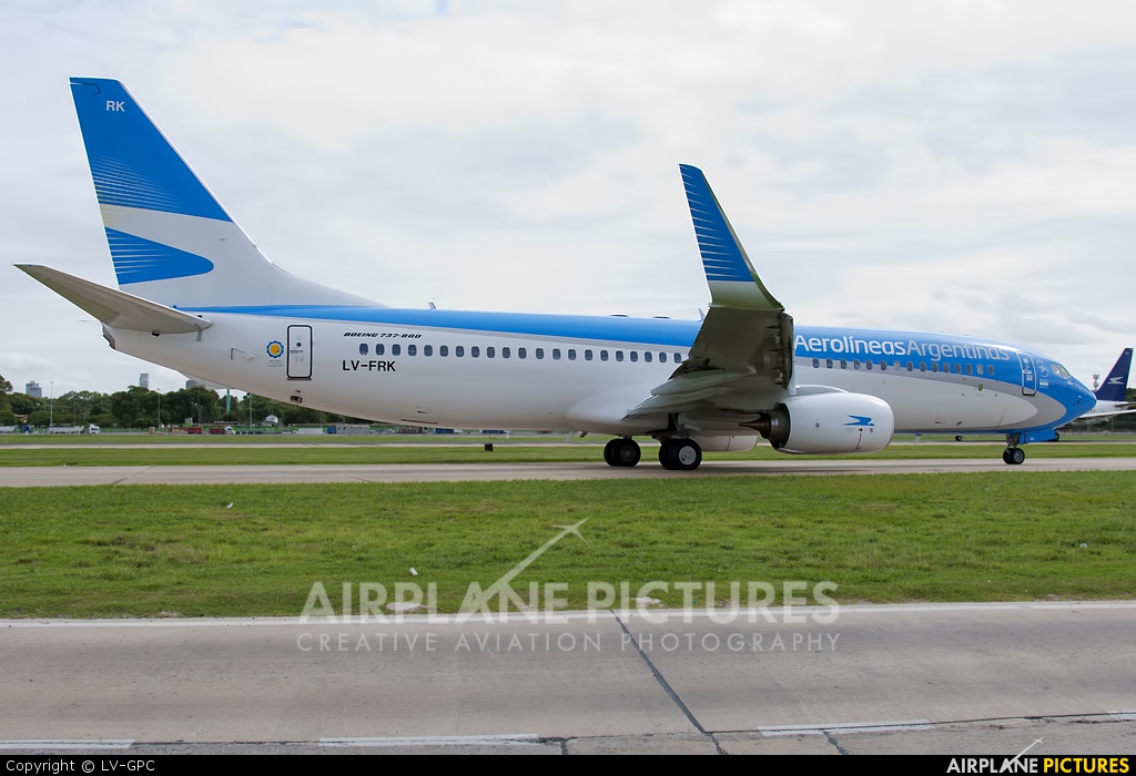 Aerolineas Argentinas LV-FRK aircraft at Buenos Aires - Jorge Newbery