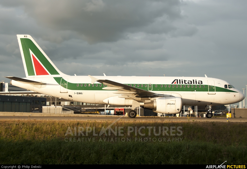 Alitalia I-BIMA aircraft at Amsterdam - Schiphol