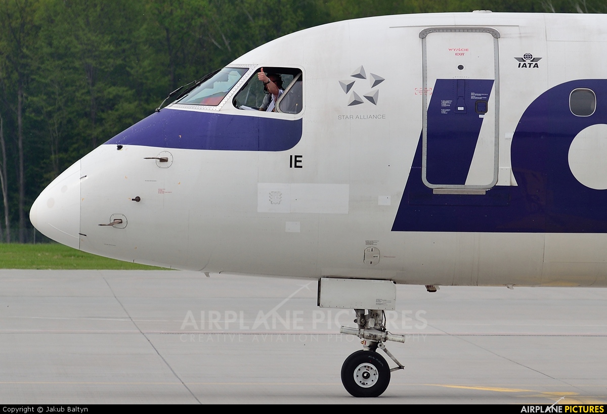 LOT - Polish Airlines SP-LIE aircraft at Lublin