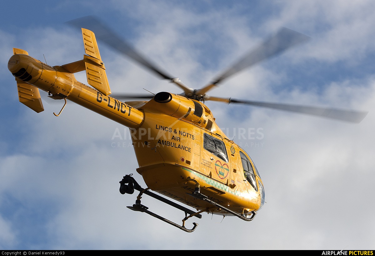Lincolnshire & Nottinghamshire Air Ambulance G-LNCT aircraft at Waddington