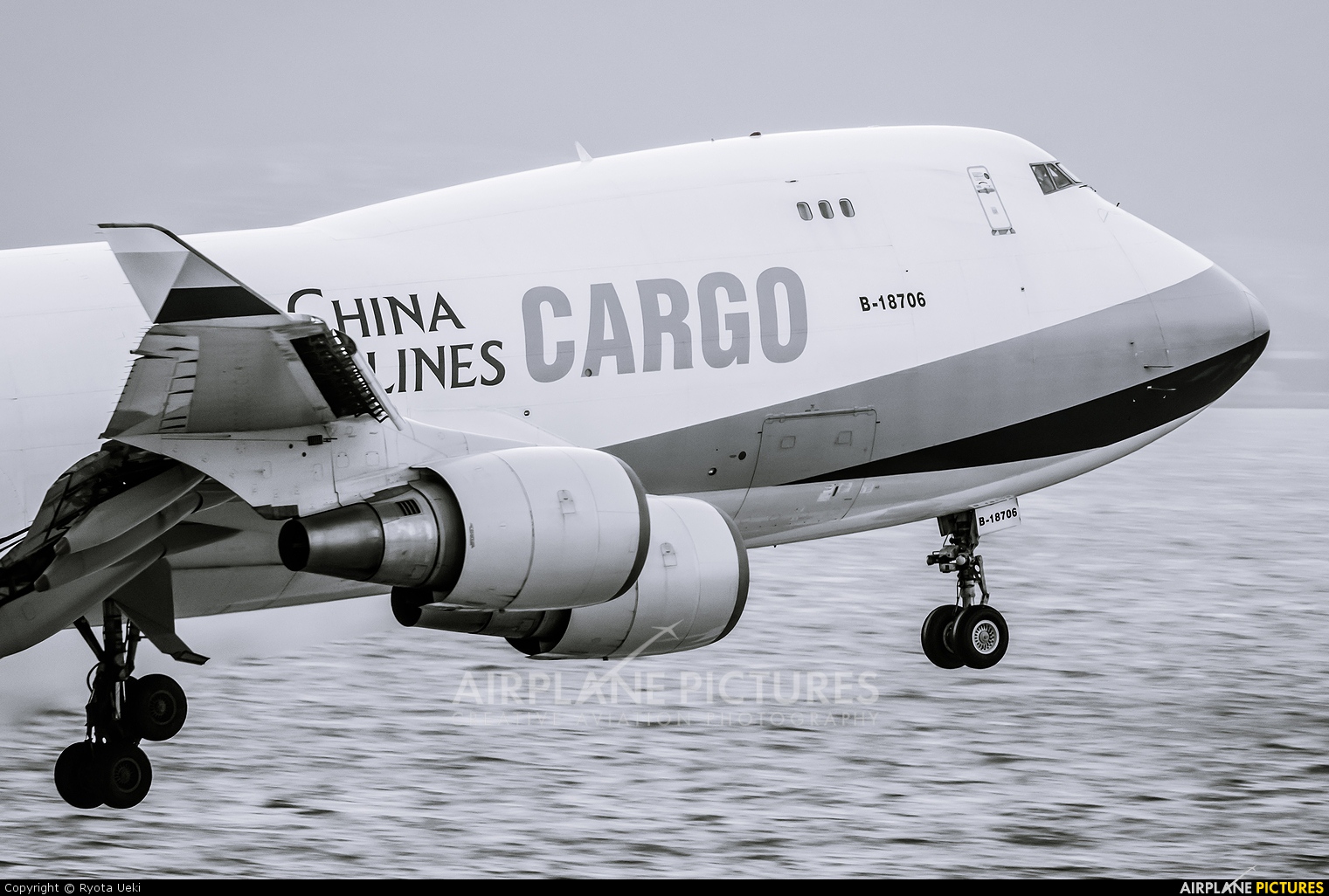 China Airlines Cargo B-18706 aircraft at Kansai Intl