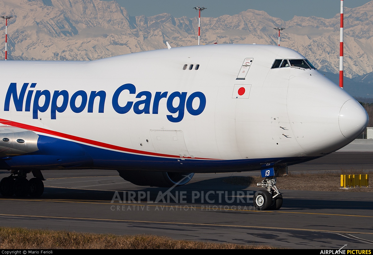 Nippon Cargo Airlines JA13KZ aircraft at Milan - Malpensa