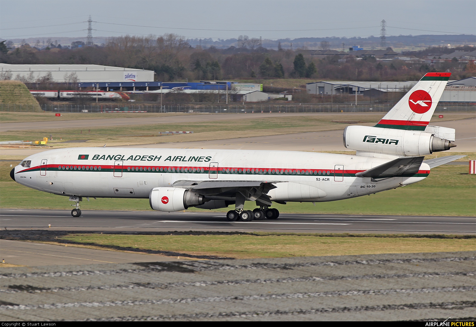 Biman Bangladesh S2-ACR aircraft at Birmingham