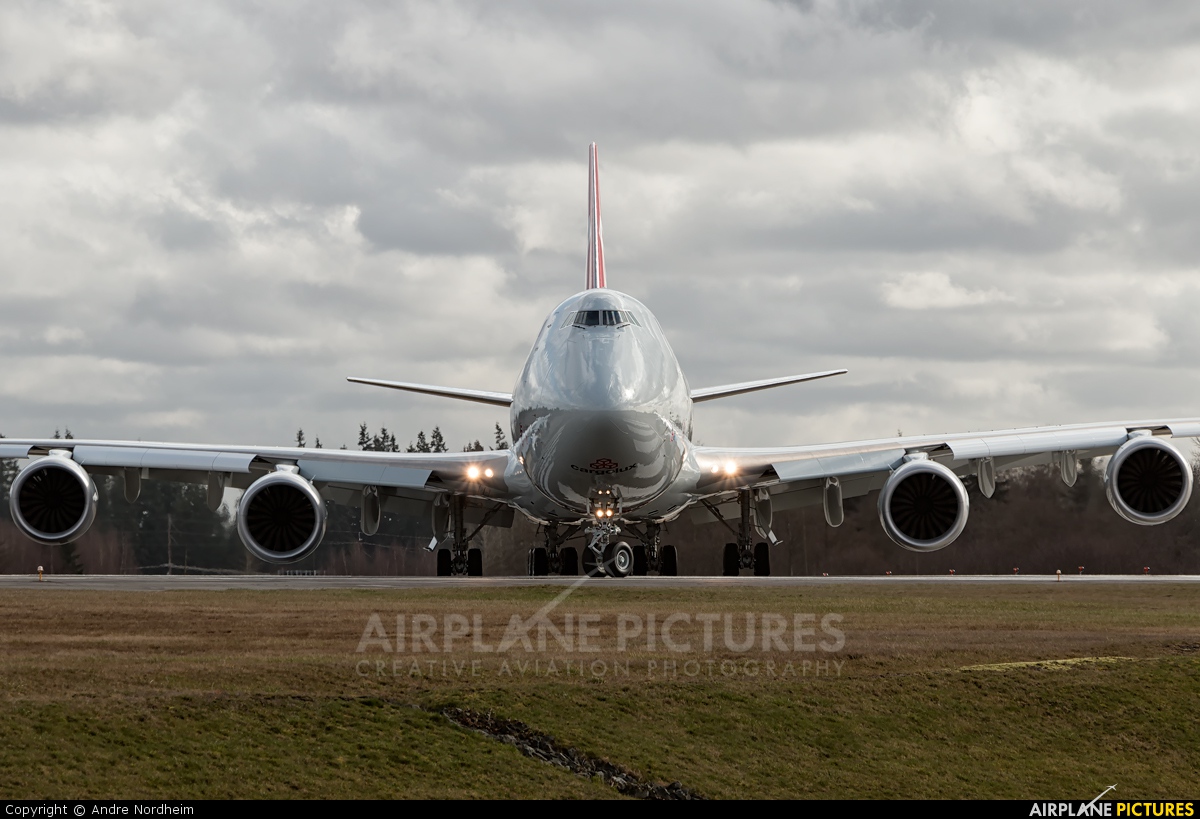 Cargolux LX-VCJ aircraft at Everett - Snohomish County / Paine Field
