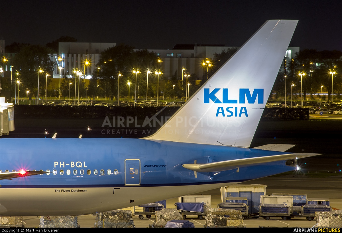 KLM PH-BQL aircraft at Amsterdam - Schiphol