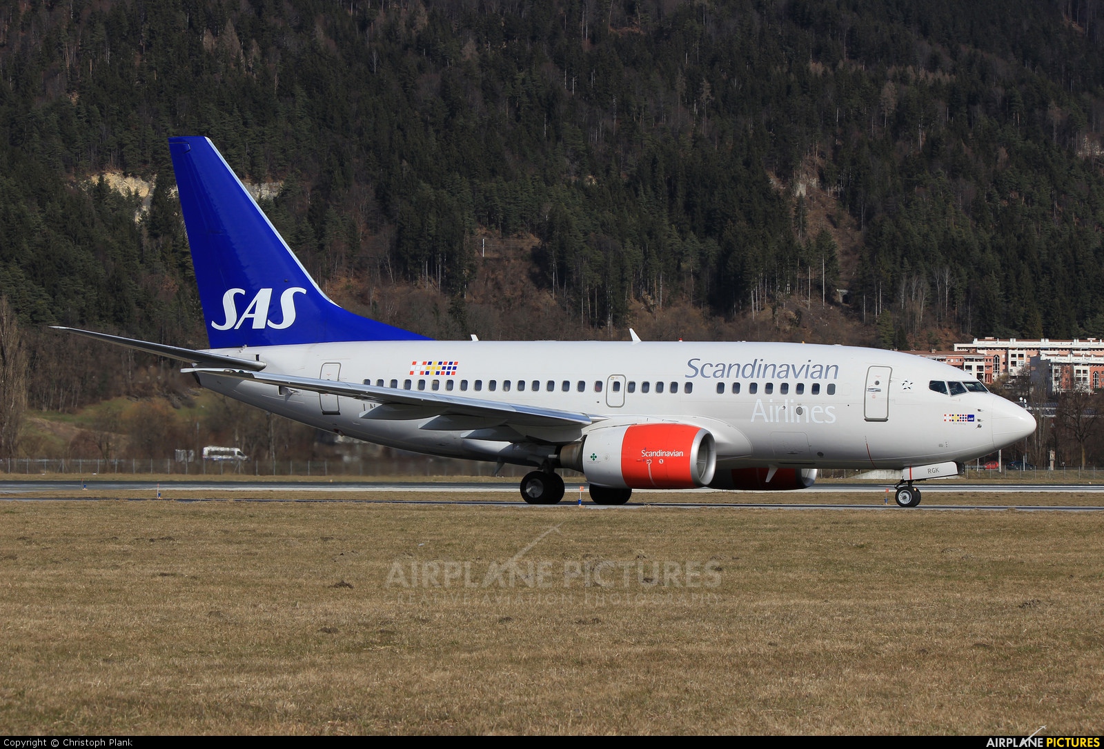 SAS - Scandinavian Airlines LN-RGK aircraft at Innsbruck