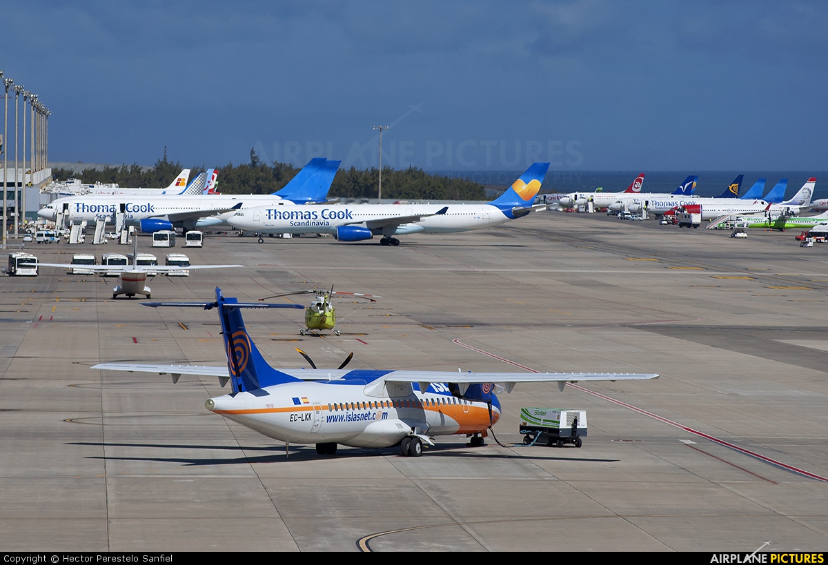 Islas Airways EC-LKK aircraft at Las Palmas de Gran Canaria