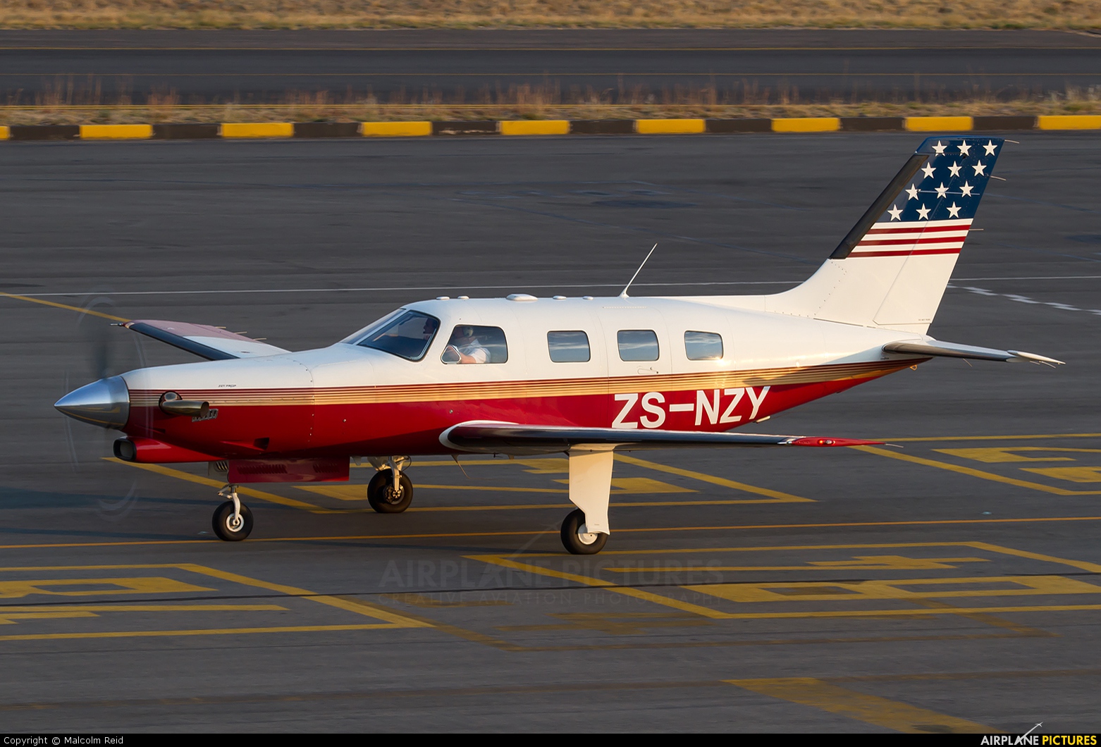 Private ZS-NZY aircraft at Lanseria