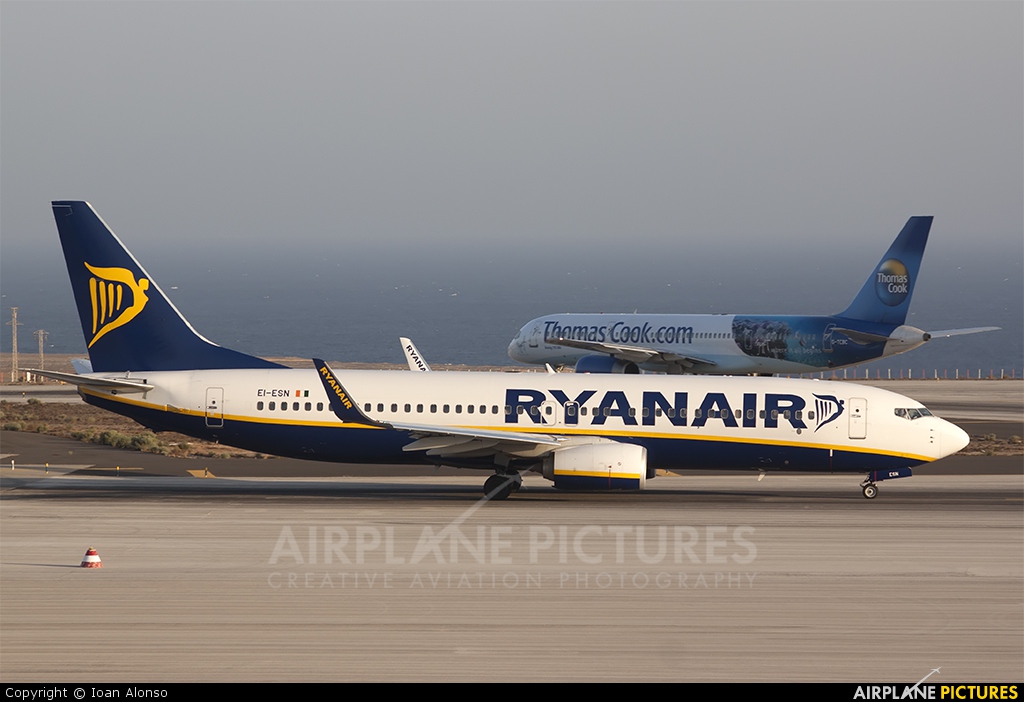Ryanair EI-ESN aircraft at Tenerife Sur - Reina Sofia
