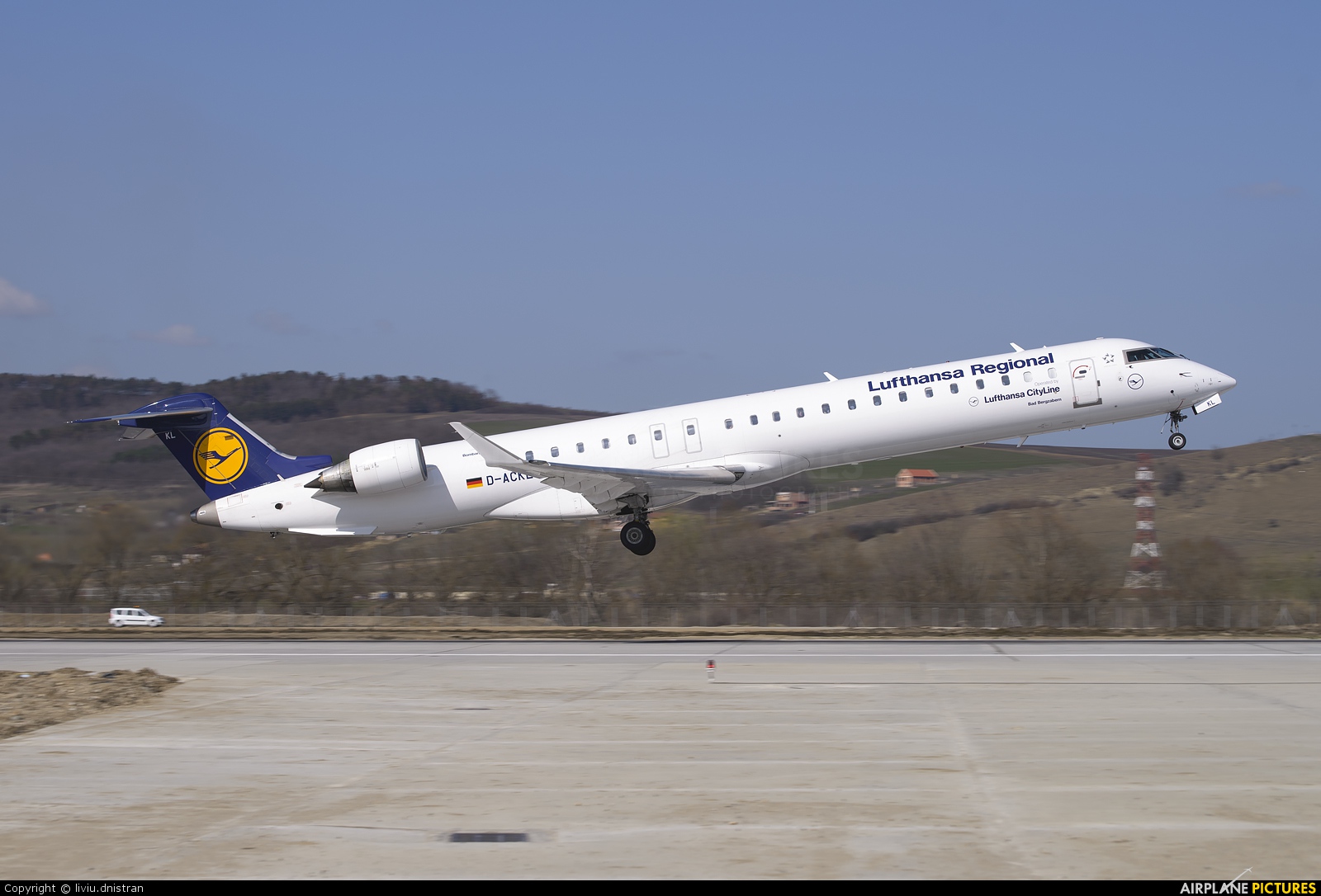 Lufthansa Regional - CityLine D-ACKL aircraft at Cluj Napoca - Someseni