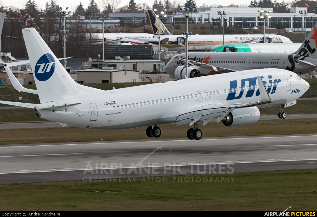 UTair VQ-BRK aircraft at Everett - Snohomish County / Paine Field