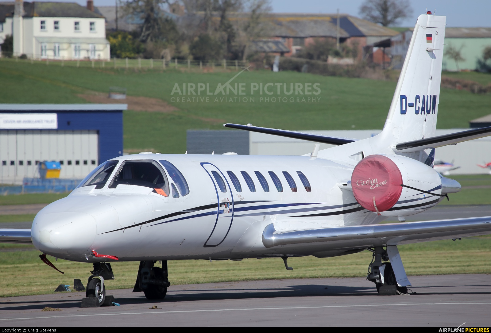 Private D-CAUW aircraft at Exeter